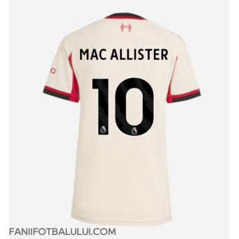Liverpool Alexis Mac Allister #10 Tricou Fotbal Replică 2025-26 Femei Deplasare